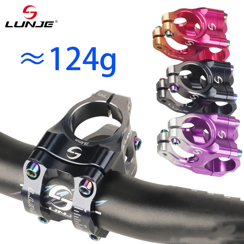 CNC Bicycle Stem 31.8mm MTB Road Bike Stem Ultralight Aluminum Alloy High Strength Climbing Riser Handlebar Short Power Parts