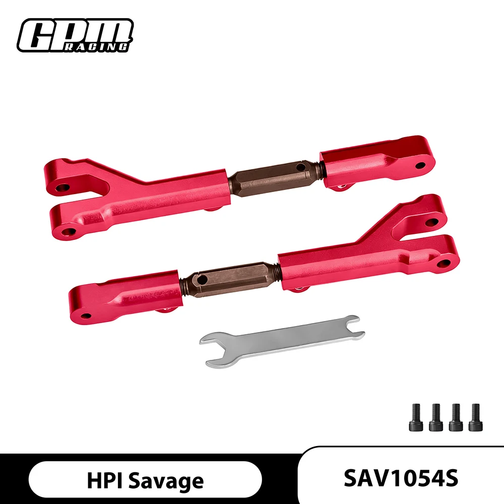 

GPM Racing Aluminum Alloy Front Upper Tie Rod For 1/8 SAVAGE FLUX RC Model Car Accessories