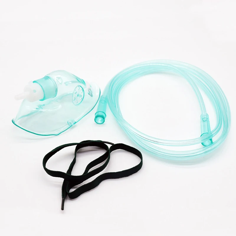 Disposable Oxygen Mask with Tube Sterile Oxygen Therapy Face Cover Oxygen Respirator Nebulizer Mask Cup S/M/L