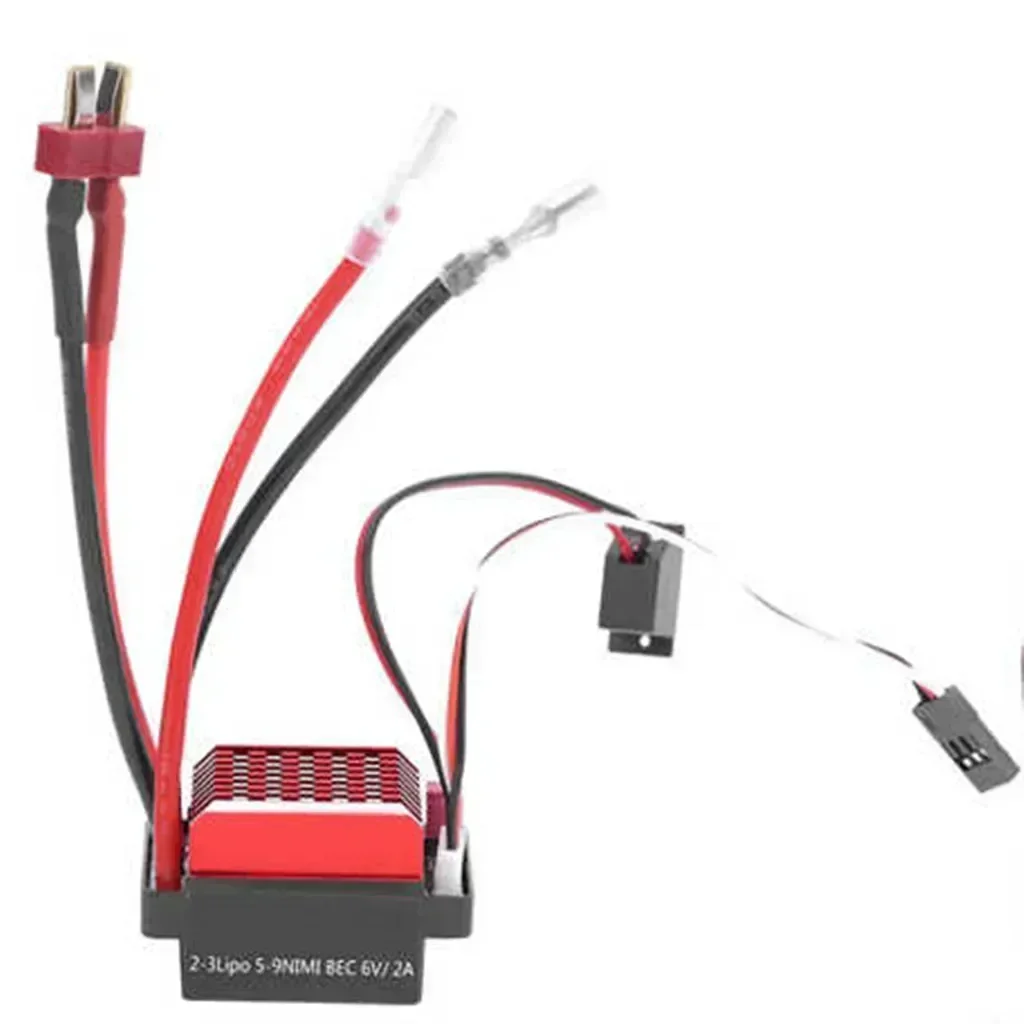 

60A Brushed ESC Electric Speed Controller 6V/2A BEC for 1/10 RC Car Trxs TRX4 Trx6 D90 HSP Redcat 4WD Tamiya Axial SCX10 HPI