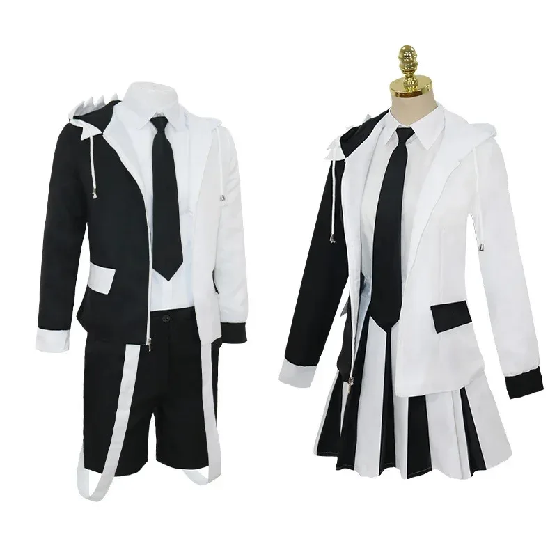 جديد 2025 لعبة دانغانرونا مونوكوما أزياء تنكرية كوما شخصية الكبار رجل وامرأة موحدة مجموعة الجوارب المجانية ميدالية B ★ ★ ★