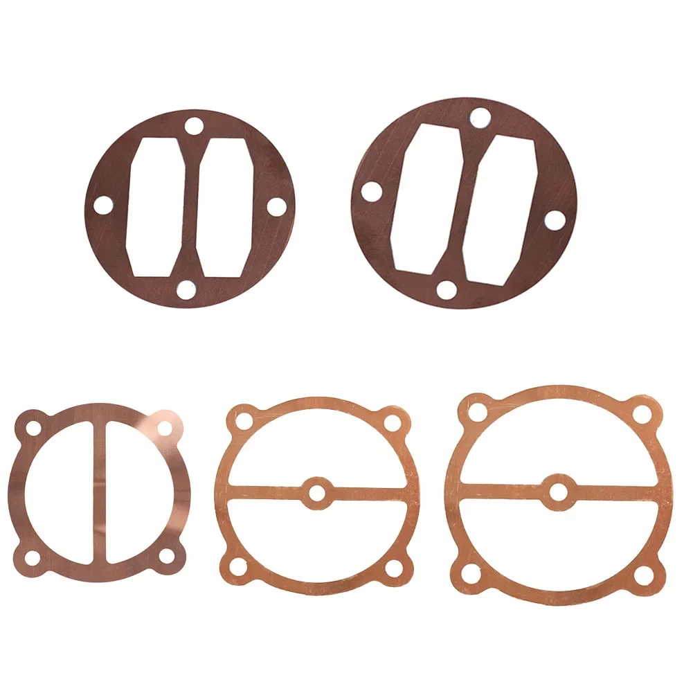 Replacement Valve Plate Gaskets Washers, Suitable for Air Compressor Cylinder Head Base, Copper Material, 3Pcs Set