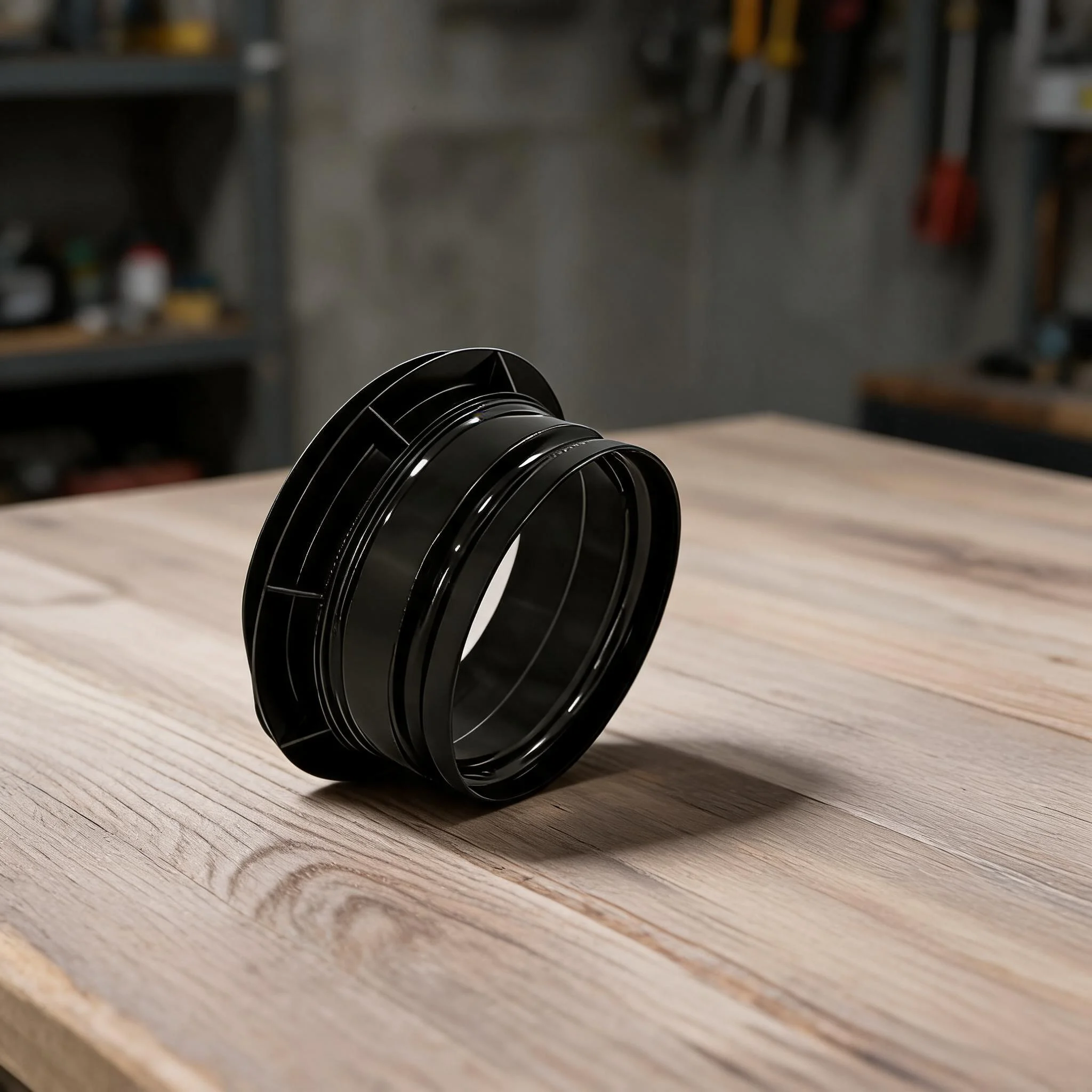 ABS Plastic Rotating Lock Flange Connector 150mm For Air Duct Ventilation System Sealing Joint HVAC Indoor Air Quality Parts