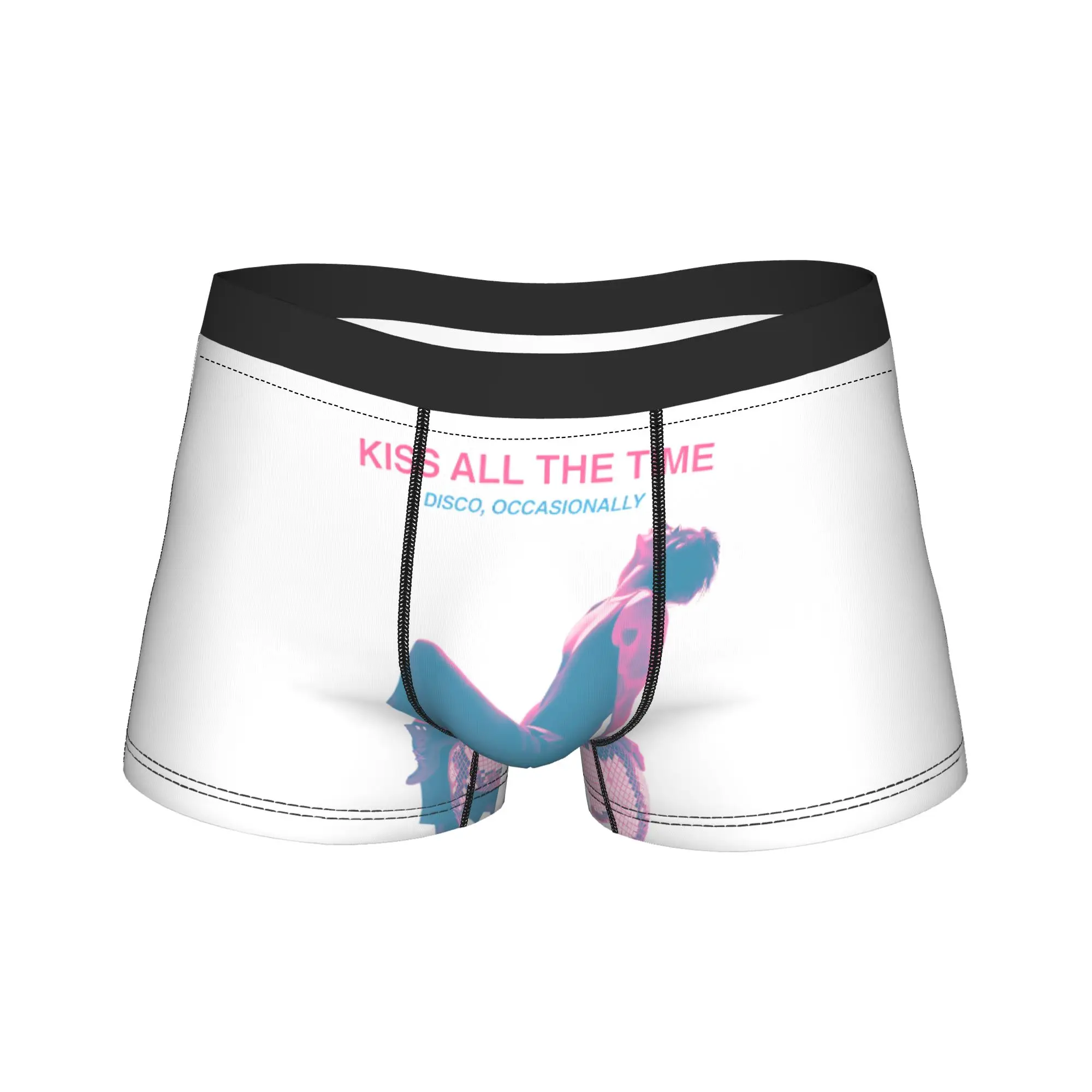 

Мужские трусы-шорты Kiss All the Time Trunk 2026 Music 3D Pouch, дышащие, больших размеров, качественные, на заказ, для самостоятельного дизайна