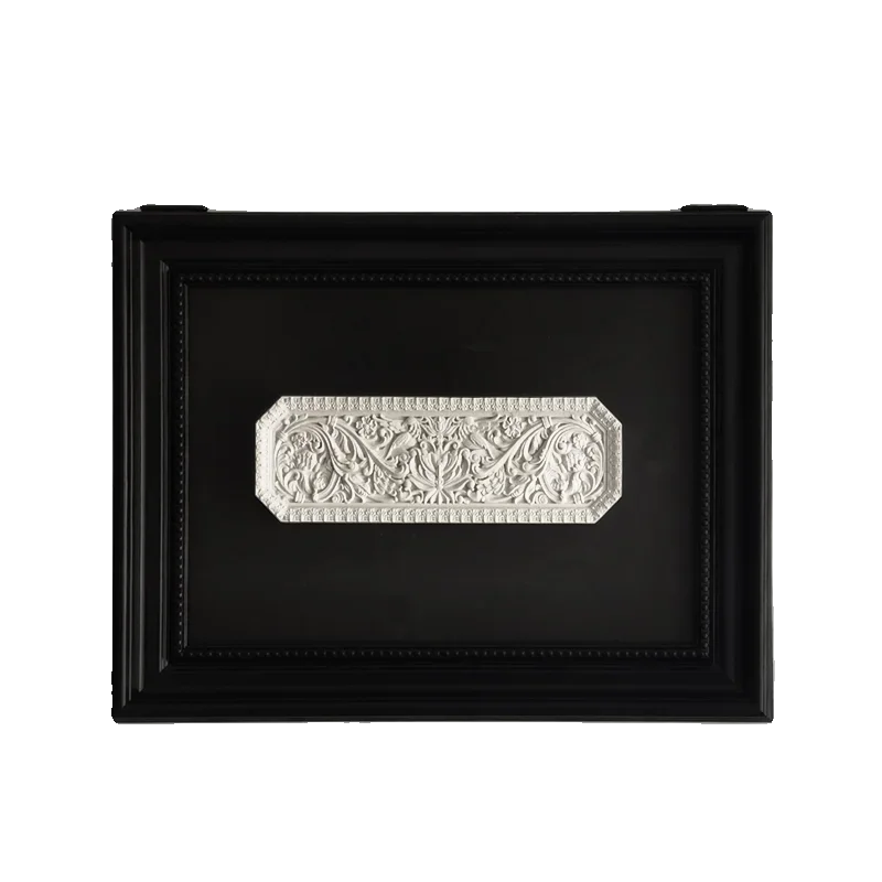Meter box Meter box Block cement three-dimensional relief sculpture Decorative painting Cover plate Photo frame