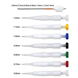 GREATLH 1pc 0.6-1.2mm Hair Transplant Pen Hair Follicle Implanting Pen Eyebrow Planting Pen Color Type