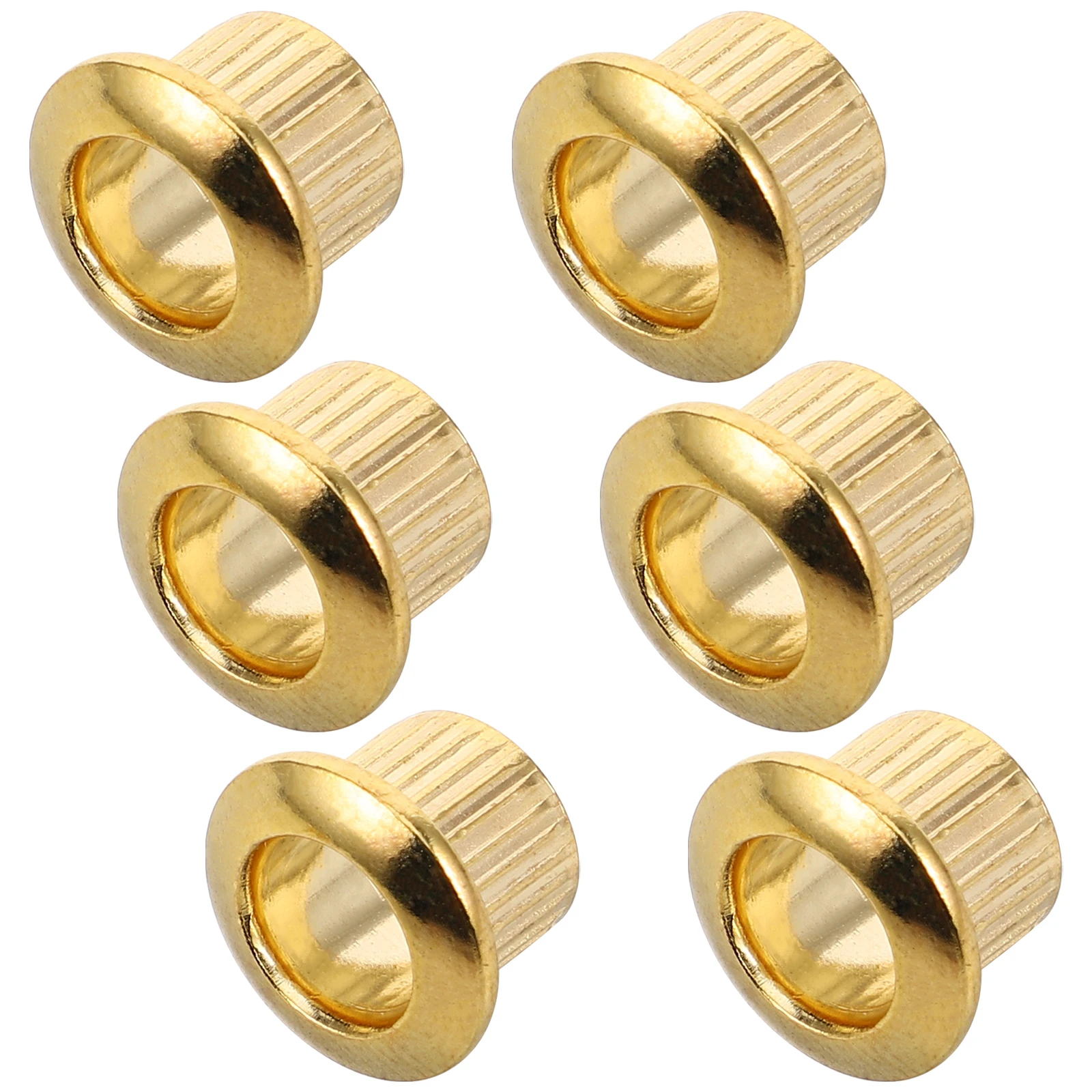 

6 Pcs Guitar Tuners Headstock Bushings Setup Tools Electric Accessories Zinc Alloy Ferrules Replacement Parts