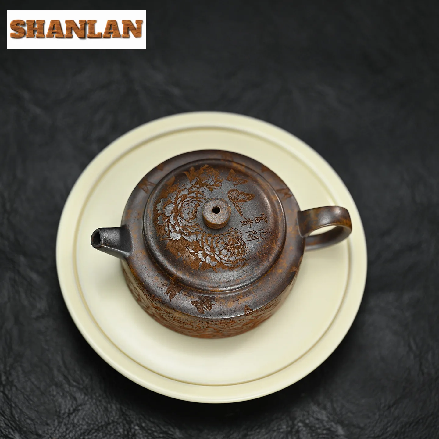 240 مللي ييشينغ الأرجواني الطين أباريق الشاي اليدوية دي تشونغ وعاء الخام الخام الخشب النار الخزف قسم الطين غلاية الصينية Zisha طقم شاي #4