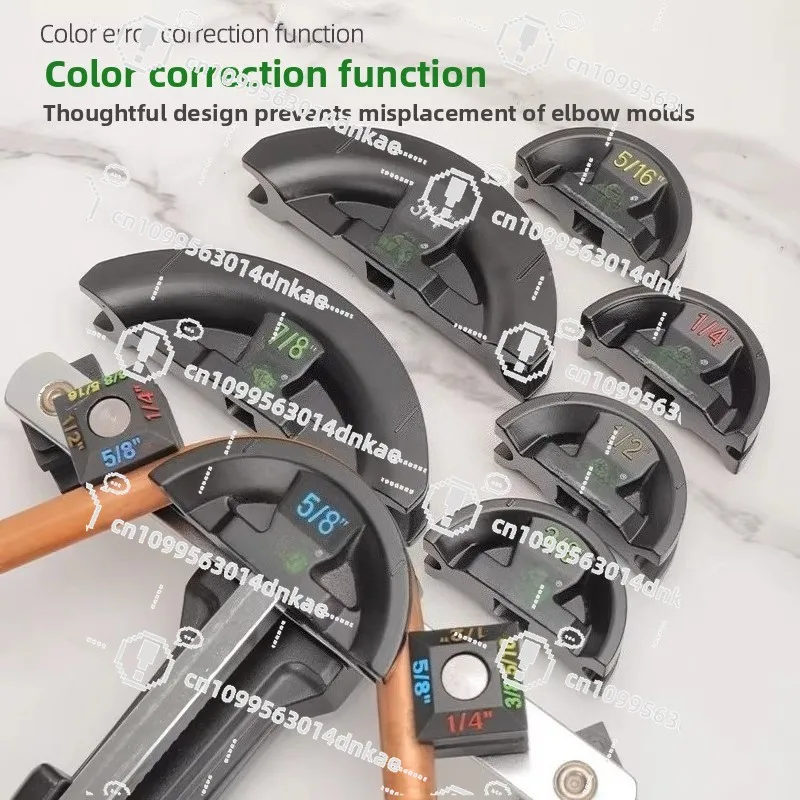 Combined Copper Pipe Bender STR999 Forward and Reverse Bending Manual Bending Pipe Bender 6-22MM Air Conditioning Pipe Bender