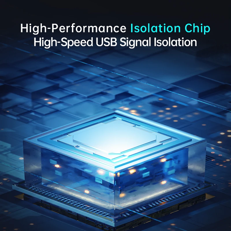 ALIENTEK USB 2.0 High-Speed Isolator HUB23 Industrial-Grade 480Mbps Opto-Coupler Photoelectric Protection Module