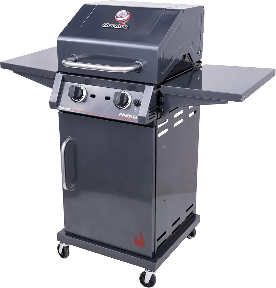 Char-Broil® Performance Series Amplifire Infrared Cooking Technology 2-Burner Cabinet Propane Gas Stainless Steel Grill