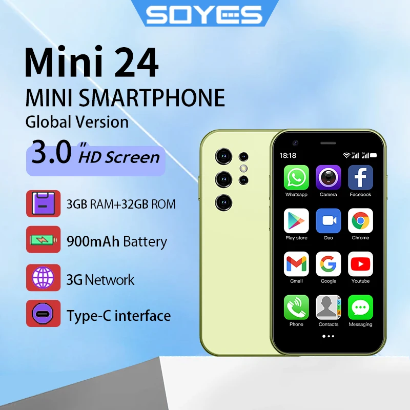 2025 New Mini 24 3G Smartphone 3.0
