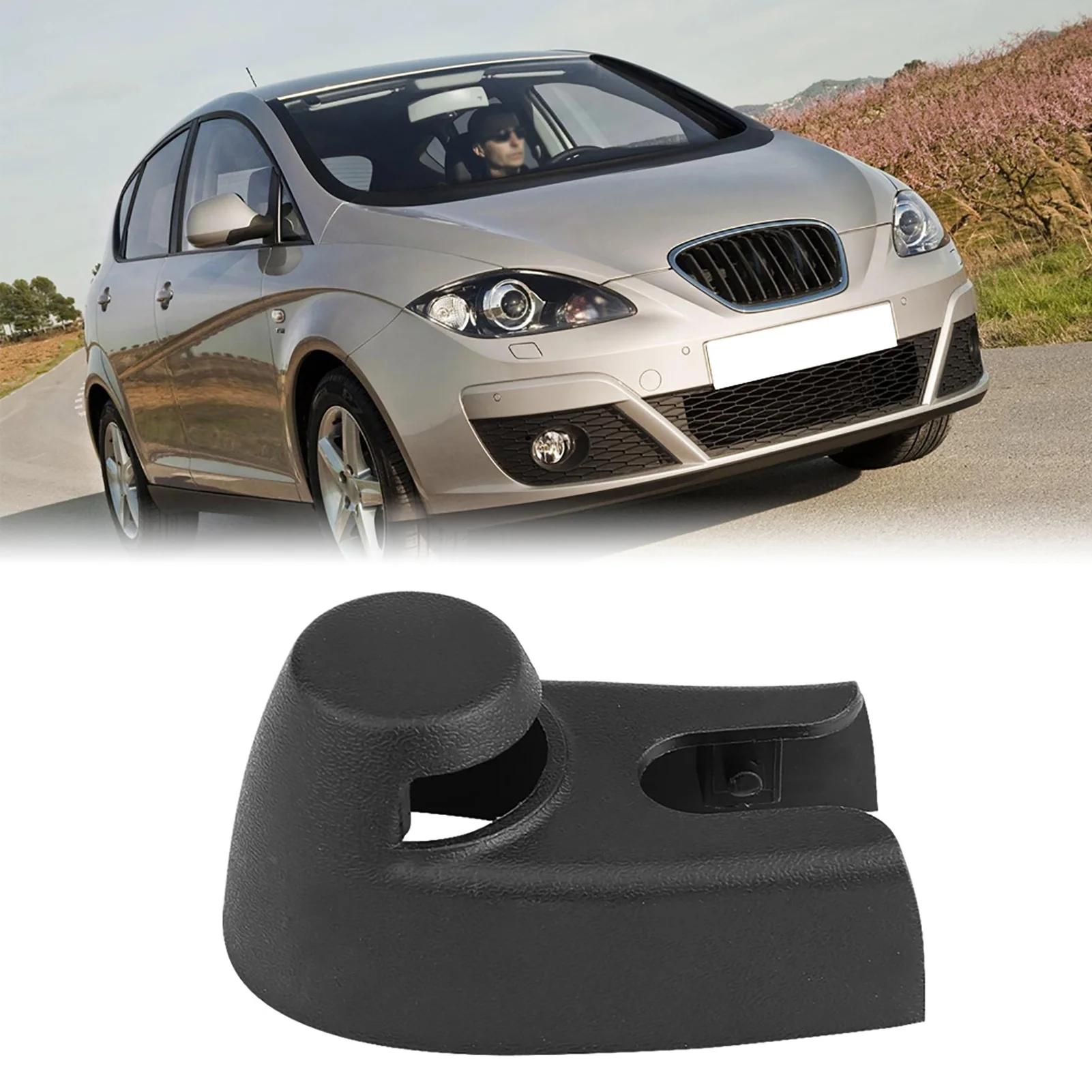 Car Auto Rear Windshield Wiper Arm Cover Cap For Seat Altea 5P Ibiza 6L 6J Leon 1P Toledo