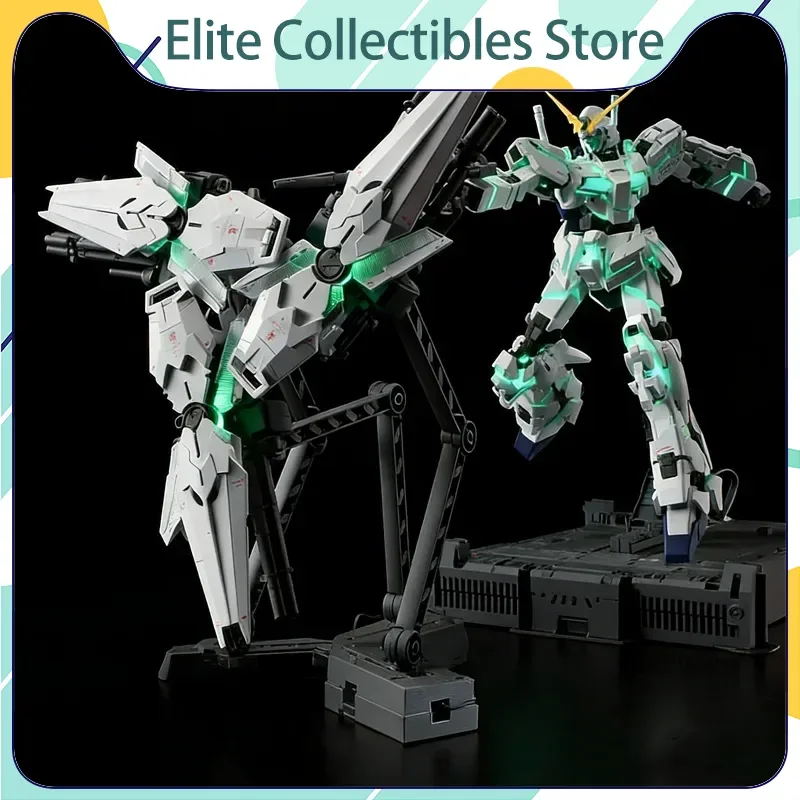

SUPA MGEX 1/100 Unicorn Restored Version Full Set With LED Unit Shield & Cage Assembly Model Kit Action Figure Puzzle Toy