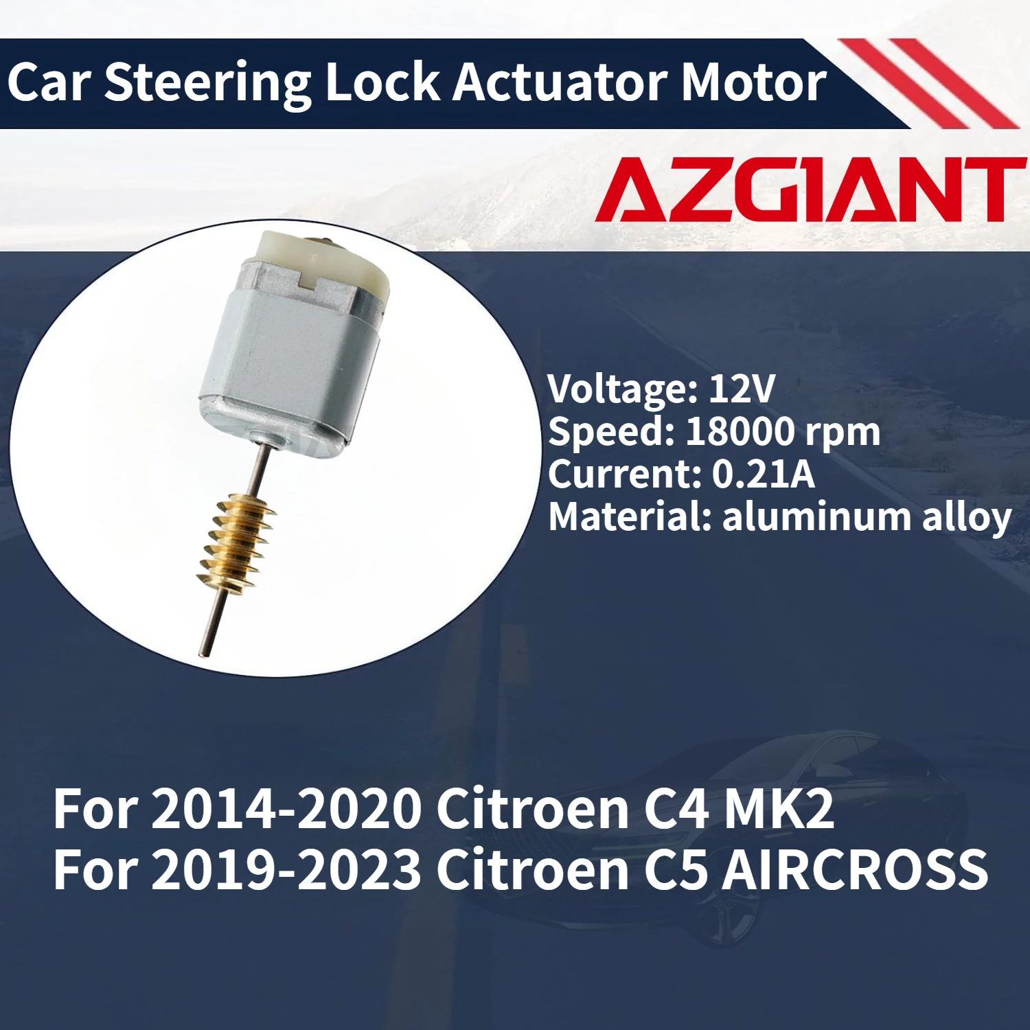 

For 2014-2020 Citroen C4 MK2/C5 AIRCROSS 2019-2023 AZGIANT Car Steering Lock Actuator motor New high-quality parts Accessories