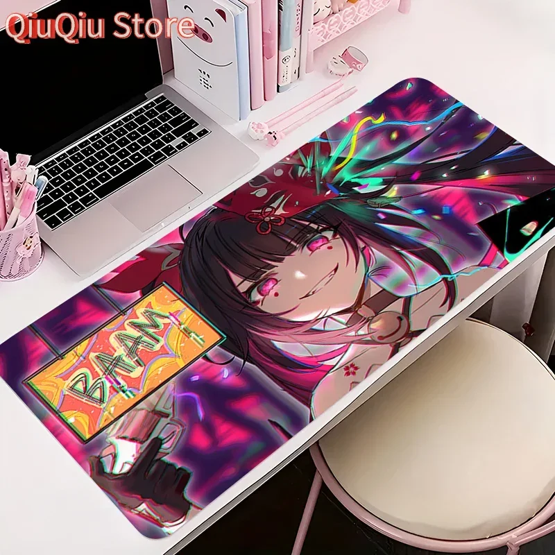 

Коврик для мыши, аксессуары для офисных ПК, коврик для клавиатуры H-honkai Star Rail Sparkle, противоскользящий резиновый коврик с рисунком аниме, геймерский настольный коврик