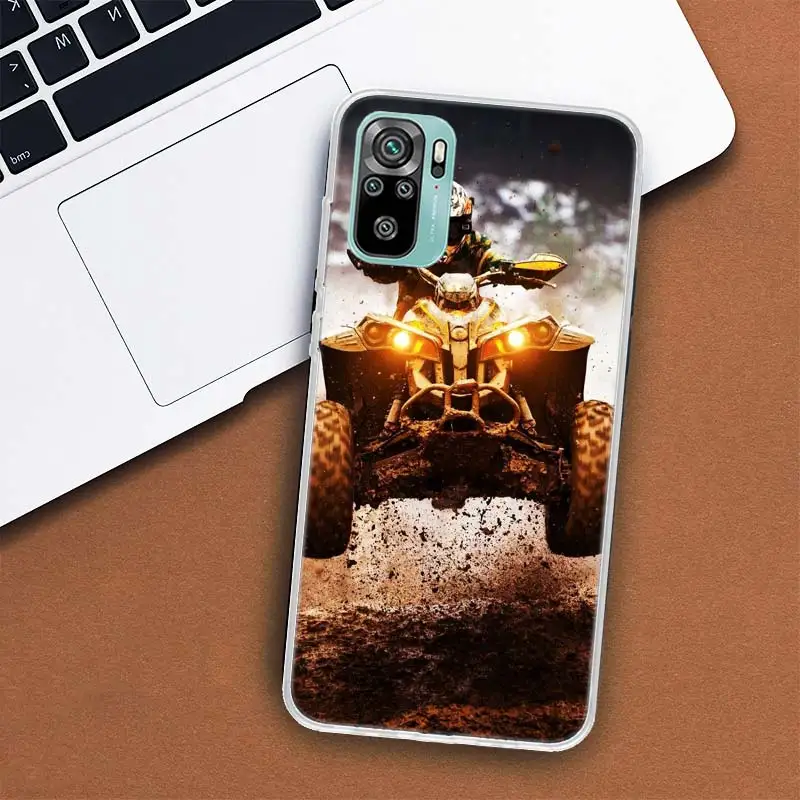 Four Wheeled Motorcycle off-Road Journey Phone Case For Xiaomi Poco M3 M4 M5 M5S X3 GT X4 F6 X5 X6 Pro F5 F4 F3 F2 F1 Mi CC9 No