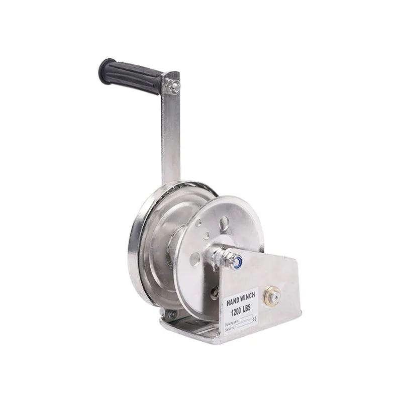 304 Stainless Steel Self-locking Winch Hand-crank Winch Anti-corrosion and Anti-rust Hand-crank Self-locking Crane Hand-crank