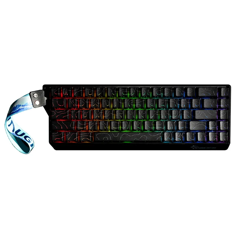 NaughShark NS68 Wired Mechanical Keyboard Hall Effect Magnetic 8K Polling Rate 0.01mm RT Accuracy RGB Backlight Hot-Swap Type-C