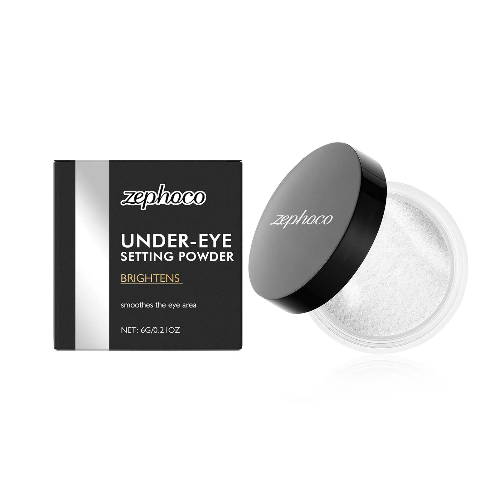 Under Eye Brightening Setting Powder Oil Control Long Lasting Waterproof Blur Pores Soft Matte Eye Makeup Fix Loose Powder