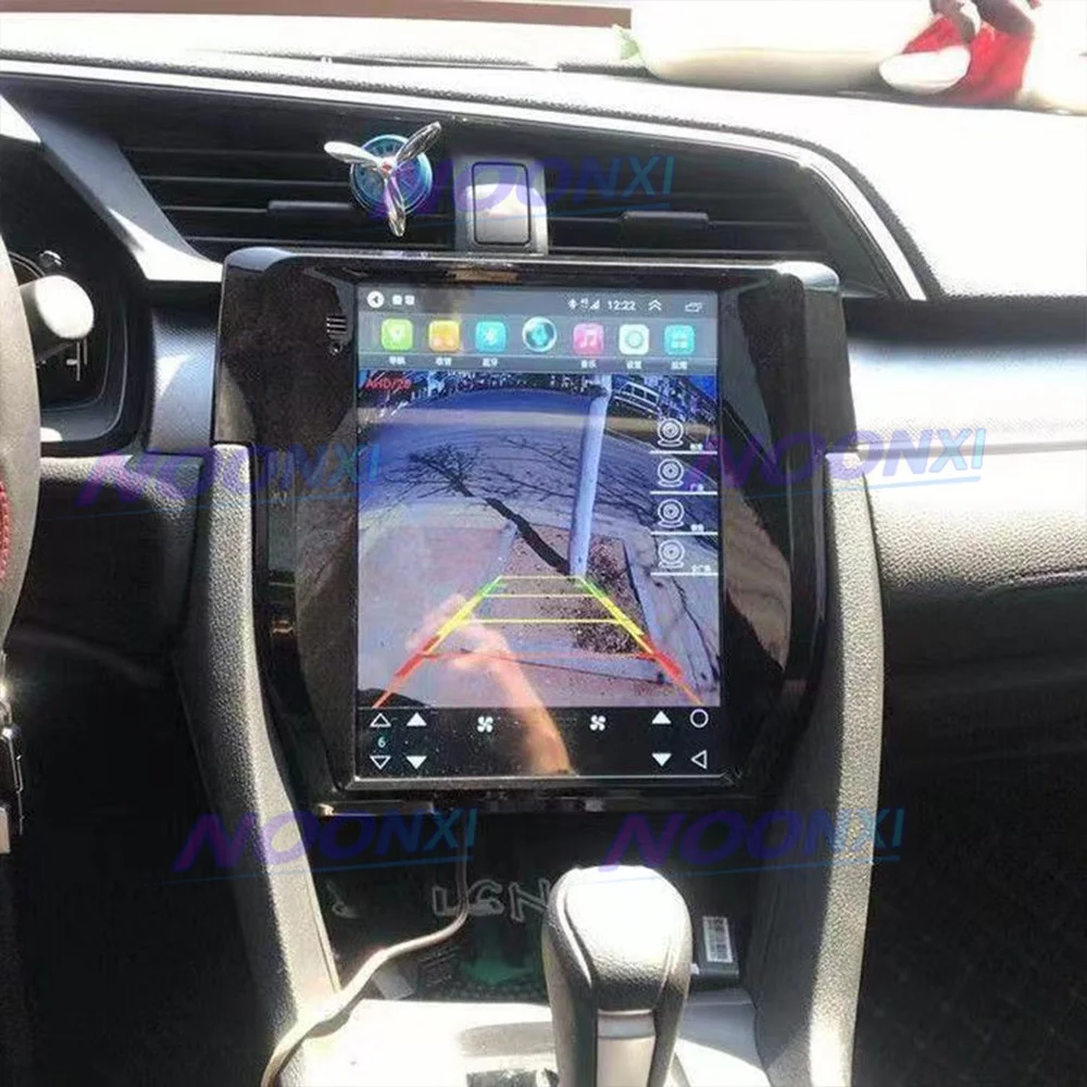 Para Honda CIVIC 2016 2017 2018-2023 pantalla Tesla Radio de coche reproductor Multimedia navegación GPS vídeo 2 Din DSP Carplay unidad principal BT