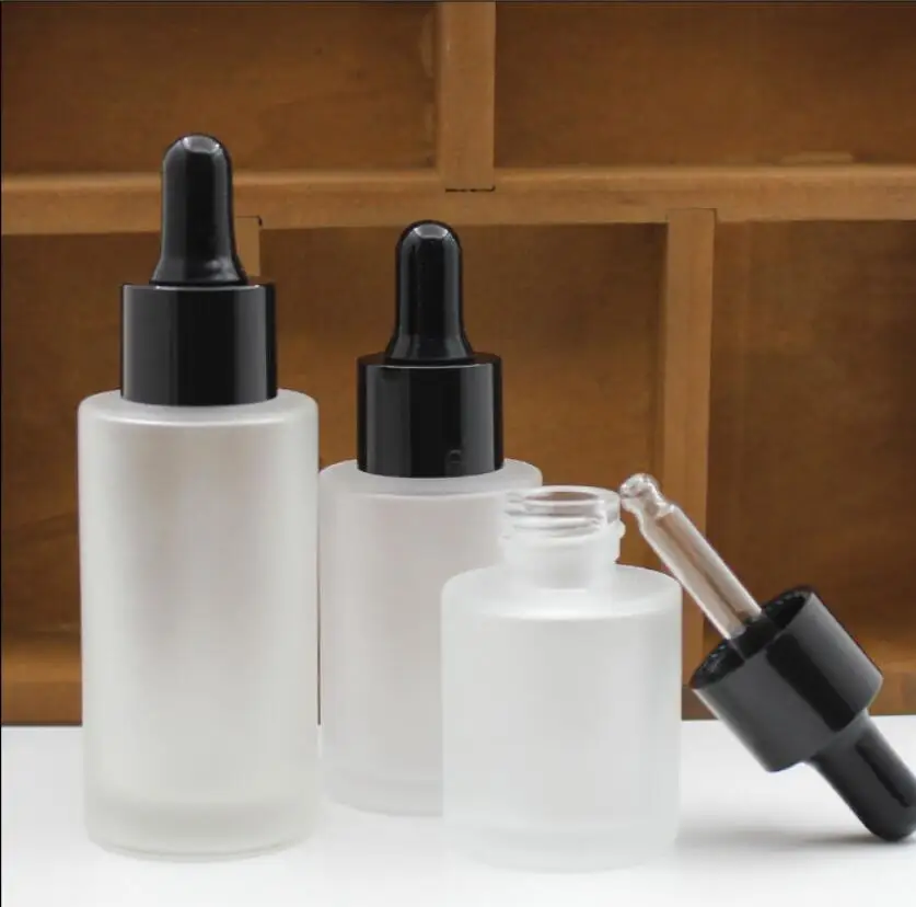 20ml30ml40ml50ml60ml glass dropper bottle lotion emulsion essential oil serum liquid toner toilet water skin cosmetic packing