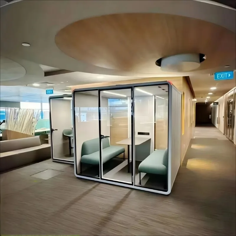 Large Modular Modern Office Pod Soundproof Conference Booth For Tech Startup Teams Hotels & Malls