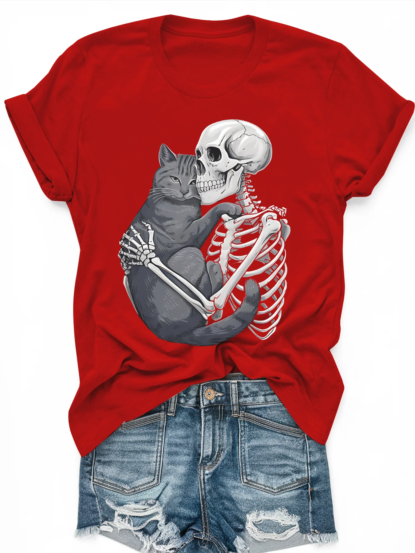 

Женская футболка с короткими рукавами и принтом размера PLUS, свободная и повседневная, мягкая, удобная и дышащая, для занятий спортом на открытом воздухе