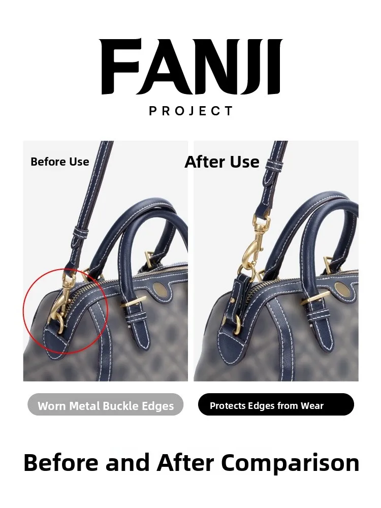 Medium Size Shoulder Strap Wear Resistant Hardware Accessory for Boston Bag Modification by Fan Ji Planning 2024 Summer New