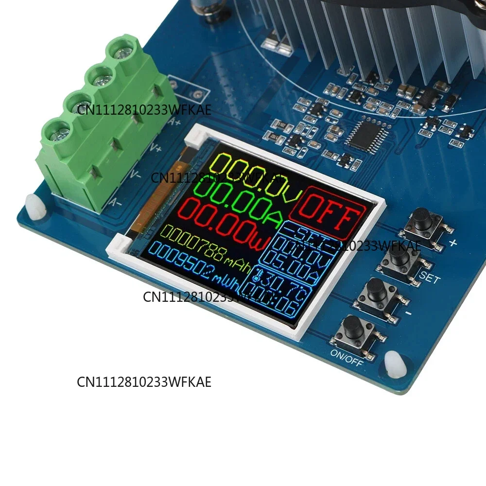 Electronic Load 4-wire Lithium Battery Tester Digital Analyzer US Plug Battery Tools Adjustable Testing Module 150W 20A DC