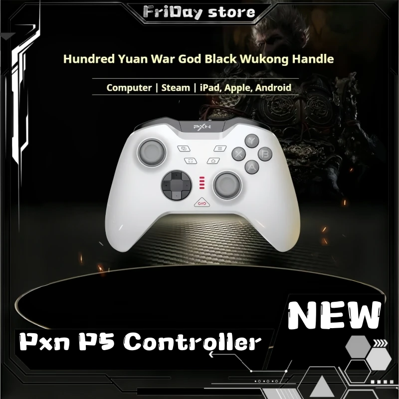 Pxn P5 Chengying Wireless Bluetooth Game Controller Wallpaper Engine Pc Steam Phone Ipad Tablet Tv Switch Ns Games Controller