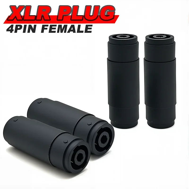 4Pin Female To Female Speakon Connector Coupler Adapter Cable Plug Connector