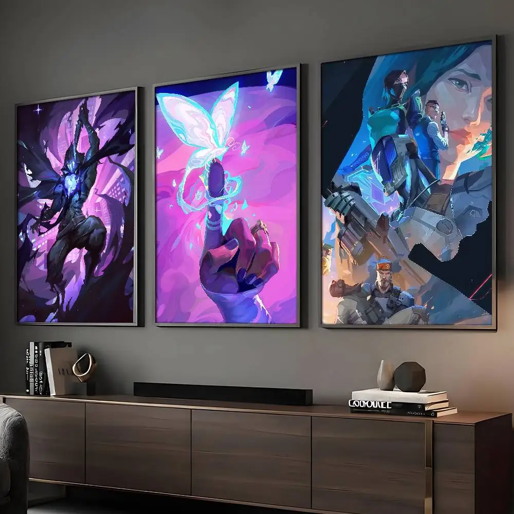 GAME V-Valorant Poster HD Posters Home Room Bar Cafe Decor Wall Art Painting Picture