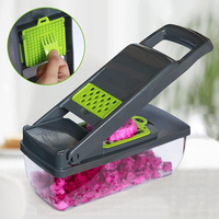 14 in 1 Vegetable Chopper 16 in 1 Multifunctional Kitchen Food Fruits Vegetable Slicer Cutter Vegetable Chopper