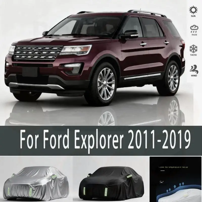 

Для Ford Explorer 2011 2019, уличная защита, водонепроницаемый пылезащитный солнцезащитный козырек, внешние аксессуары, автомобильные чехлы