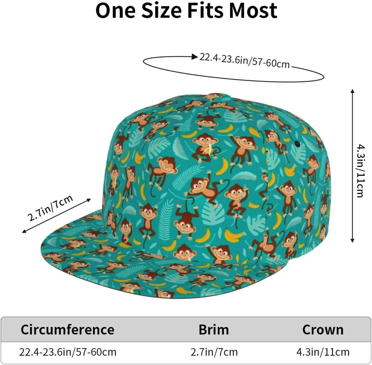 القرد قبعة الحيوان قبعات البيسبول لطيف القرد قبعة الشمس قابل للتعديل قرد قبعة بيسبول القبعات لطيف