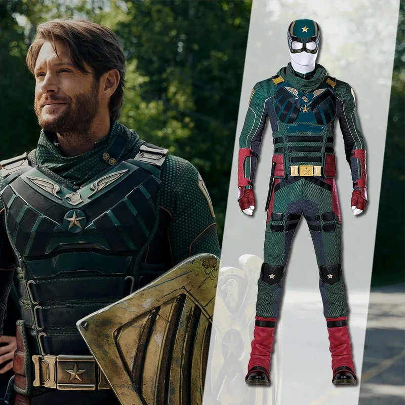 Cosplay Die Jungen Staffel 3 Erwachsene Männer Leder Grün Superheld Ben Battle Outfit Amerikanischer Soldat Junge Kostüm ob; 8