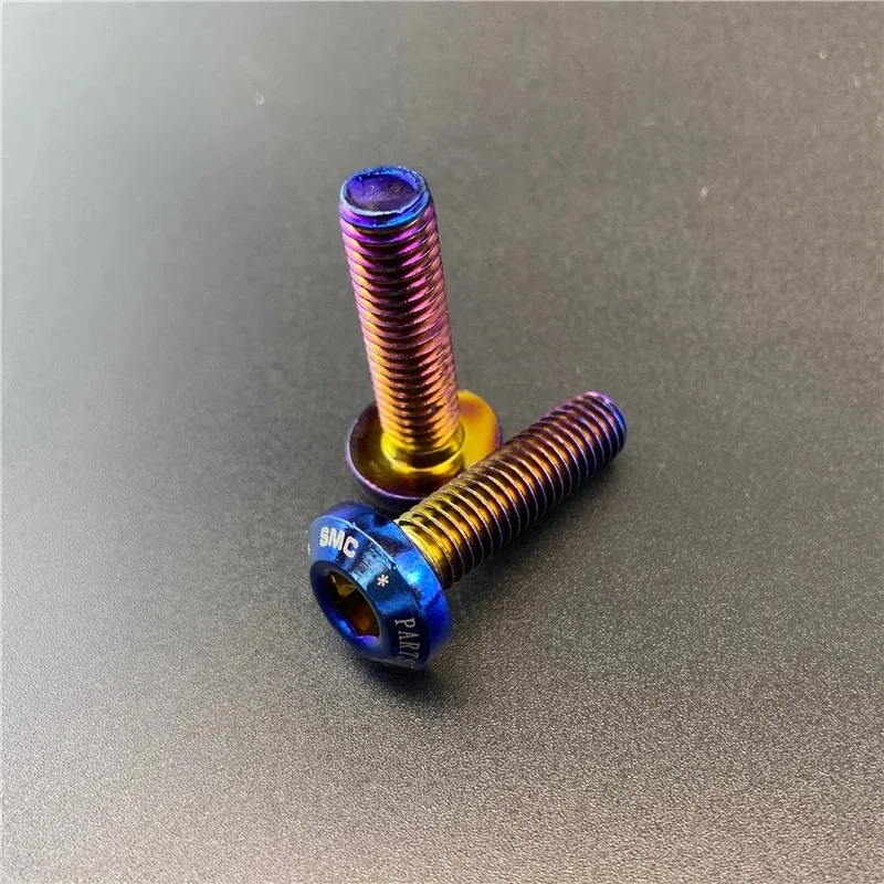 10 قطعة M8 * 30 مللي متر التيتانيوم الترباس المسمار الدوار/قرص فرامل مسامير البراغي تصفيح اللون لهوندا ياماها كاواساكي سوزوكي حلية #5