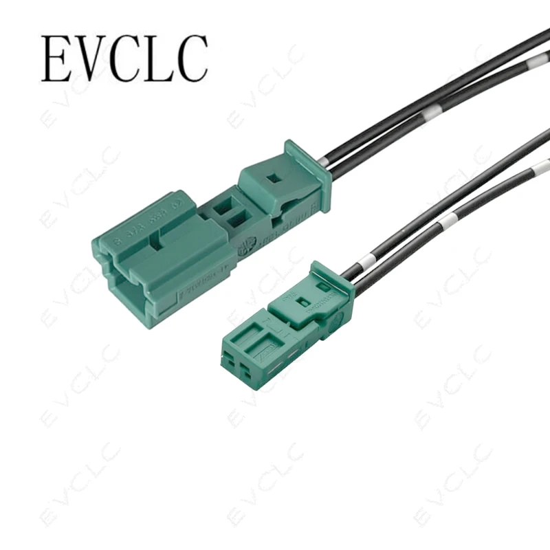 1 Set 2-Pin Automotive Wiring Harness Connector 9-968554-1 9-1452577-1 for BMW Tweeter Atmosphere Light Male Female Plug