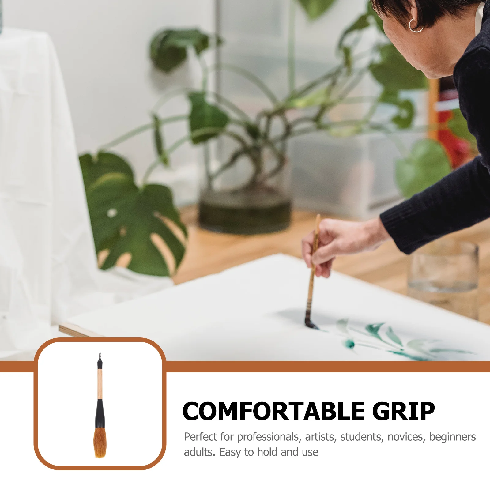 

Large Chinese Calligraphy Brush Pen Smooth Writing Professional Painting Brush For Artists Students Beginners Traditional