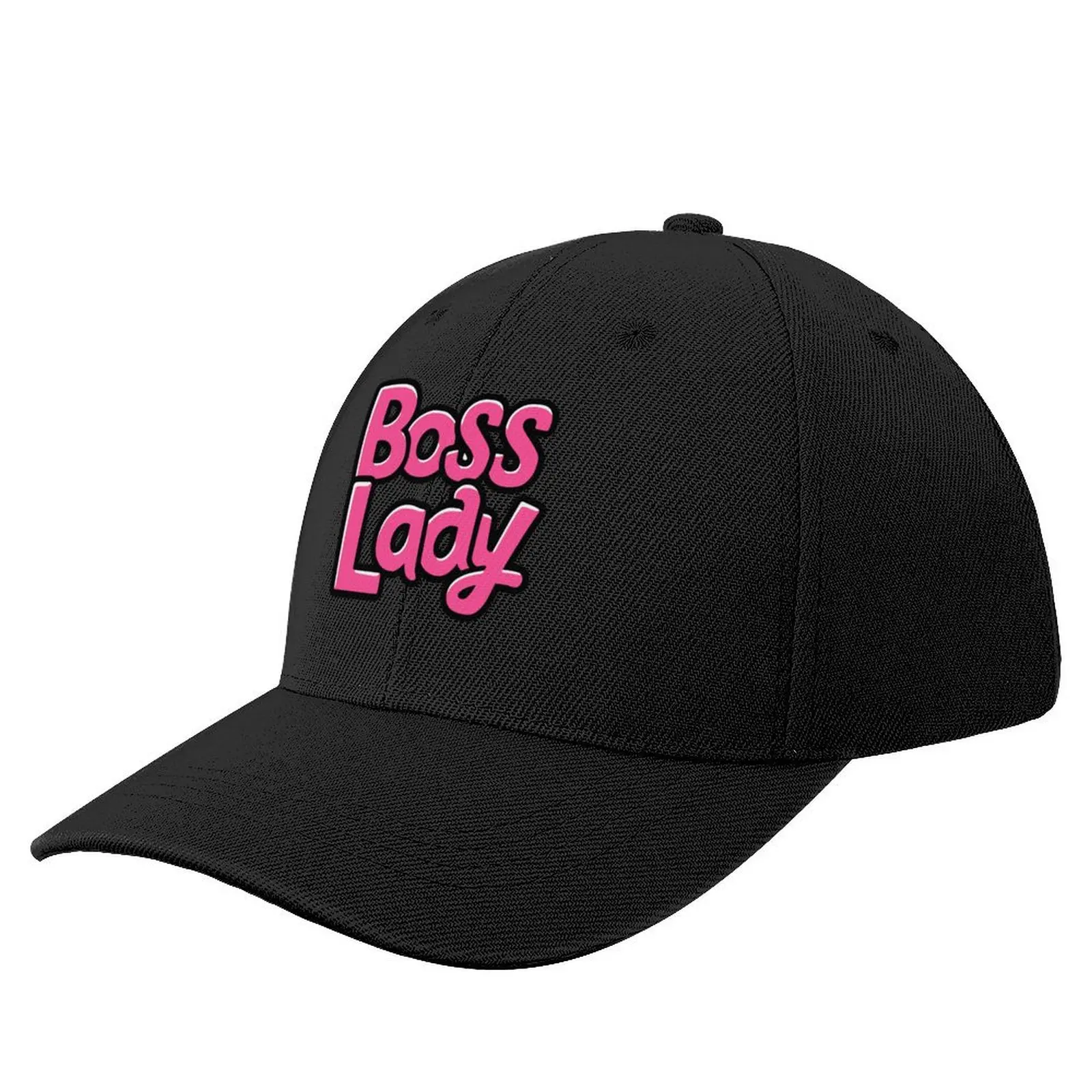 

Boss Lady! Funny Pink Workplace Humor Baseball Cap Hip Hop Snap Back Hat Mens Tennis Women's