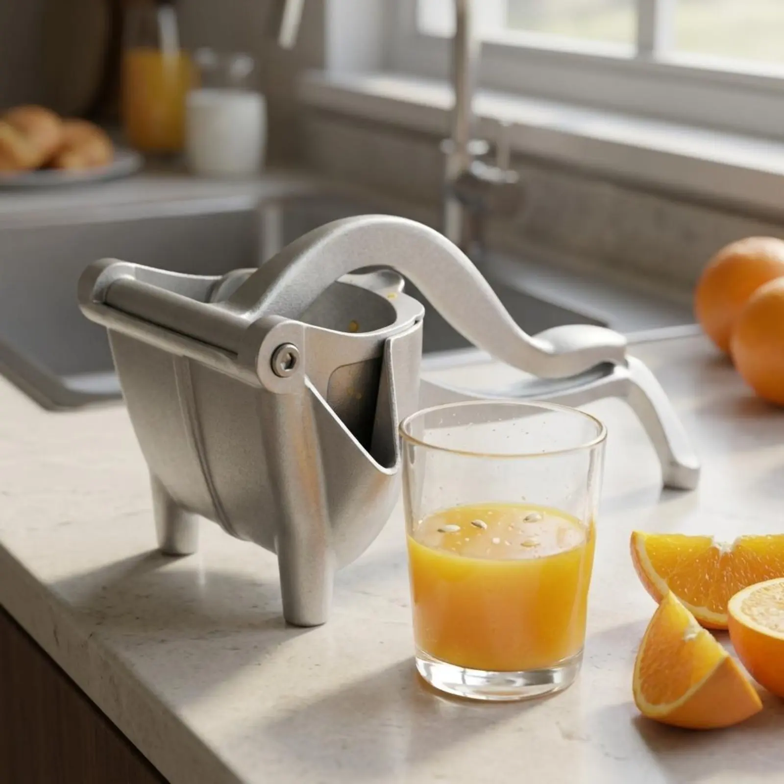 Lemon Press Detachable Manual Orange Juicer Lemon Press Sturdy Lime Juicer Pulpclear Juice for Home
