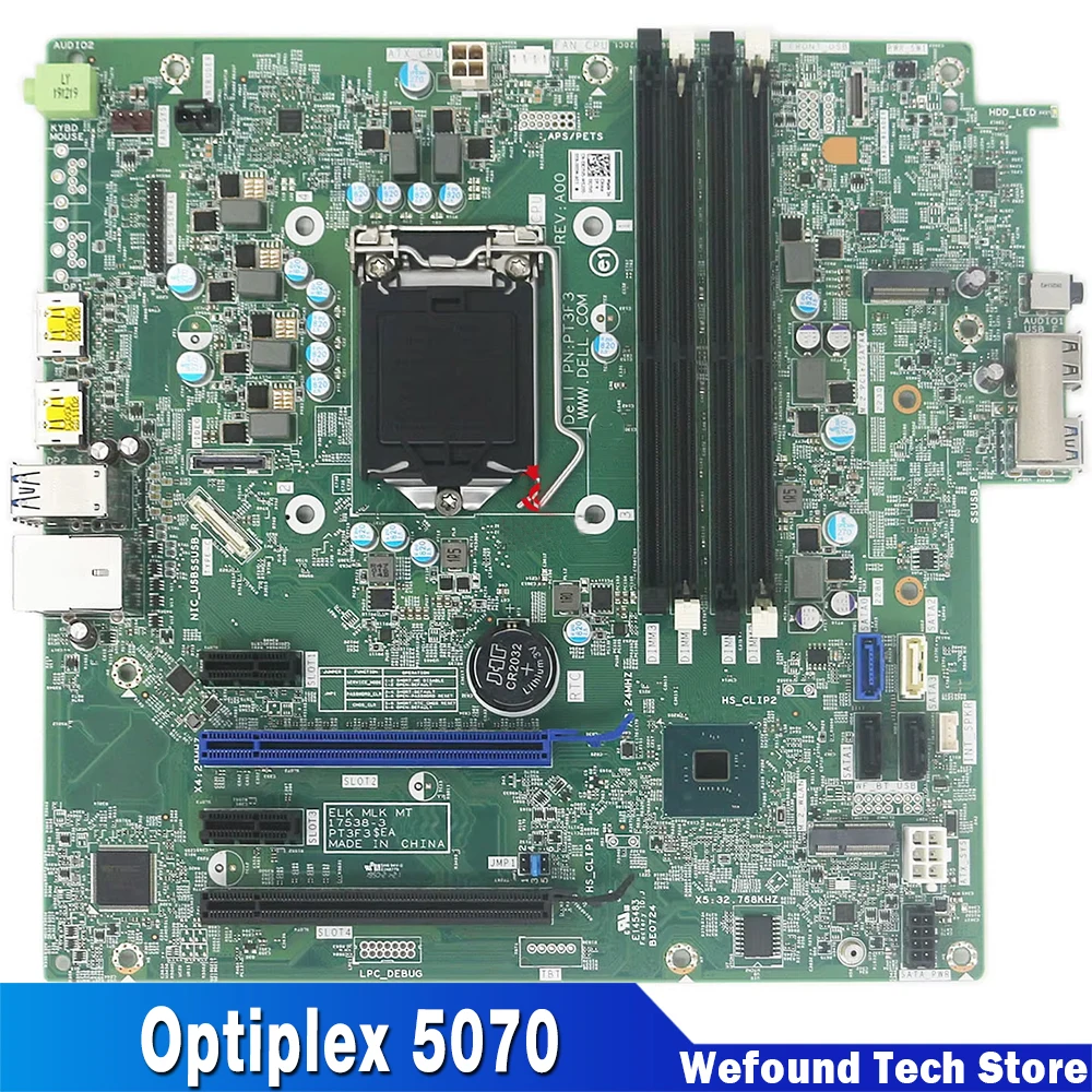 Optiplex 5070 Tower MT motherboard XJ5V0 17538-3 PT3F3