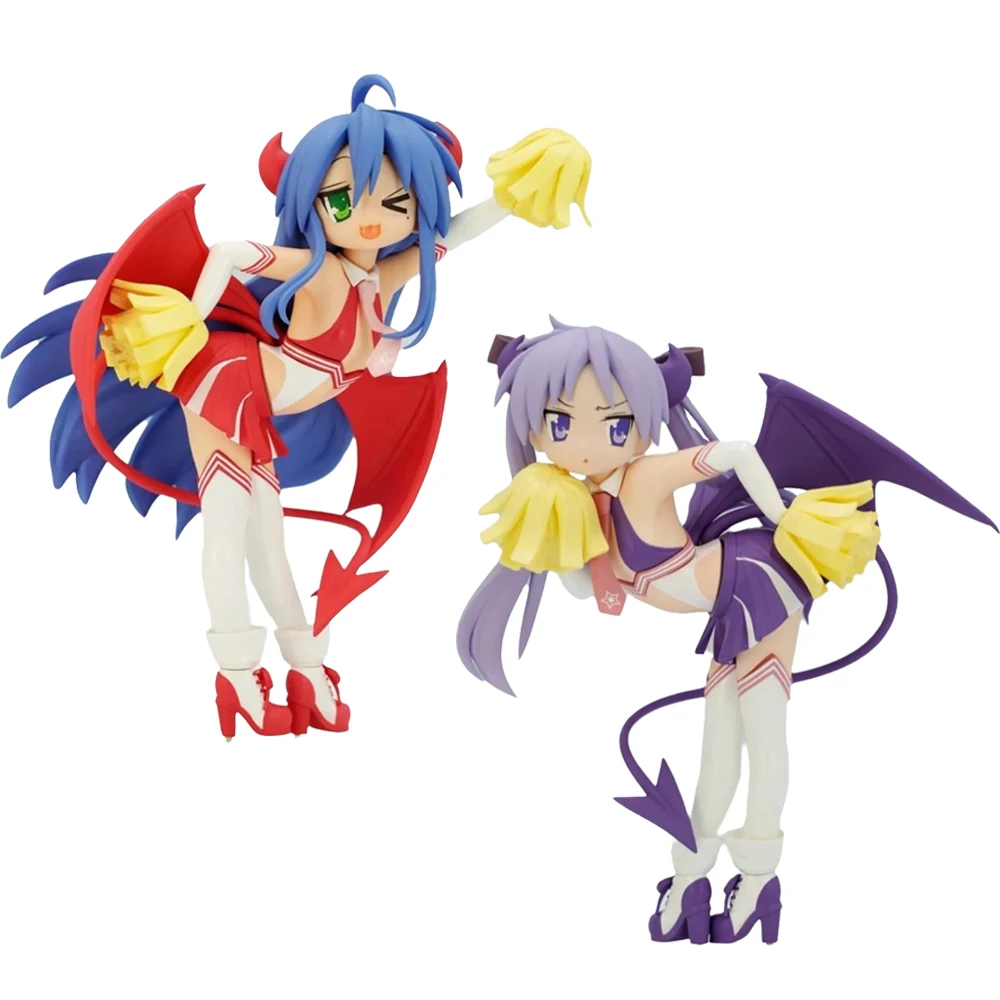 Figura de Acción Original de KONAMI Lucky Star, Izumi Konata Hiiragi Kagami, Modelo de Anime en PVC, Juguete Coleccionable, Regalo de Cumpleaños