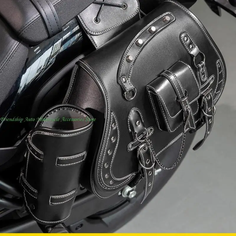 

SZCH 1 Pair Motorcycle Tool Bag Over Saddlebag Side Bag Motorbike Accessory