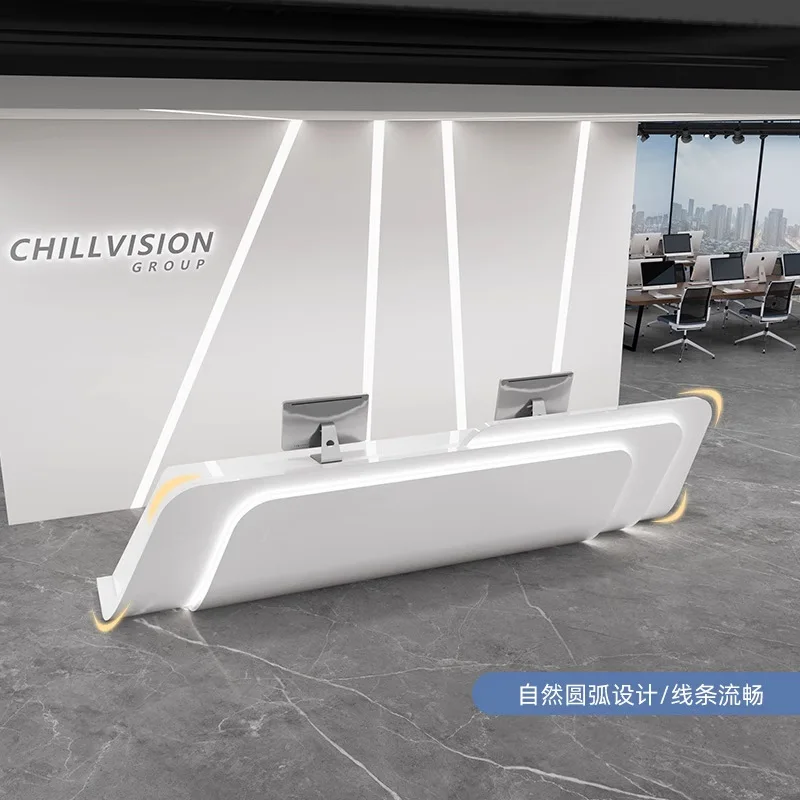 Alien Front Reception  Beauty Salon Checkout Page Gym Institution Information  Hotel Welcome Desk