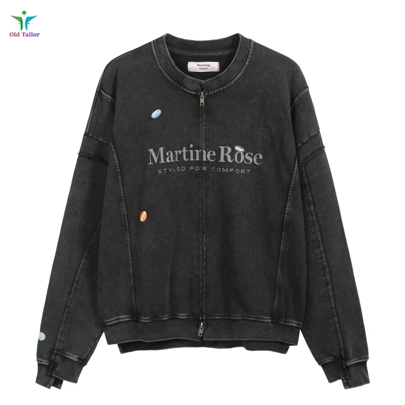

Martine Rose Men's & Women's High Street Distressed Deconstructed Letter Logo Sweatshirts & Jackets