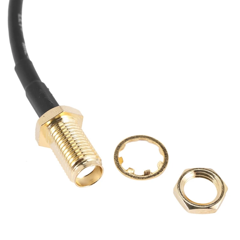 10X SMA Female Jack To TS9 Male Right Angle Pigtail Coaxial Cable Antenna