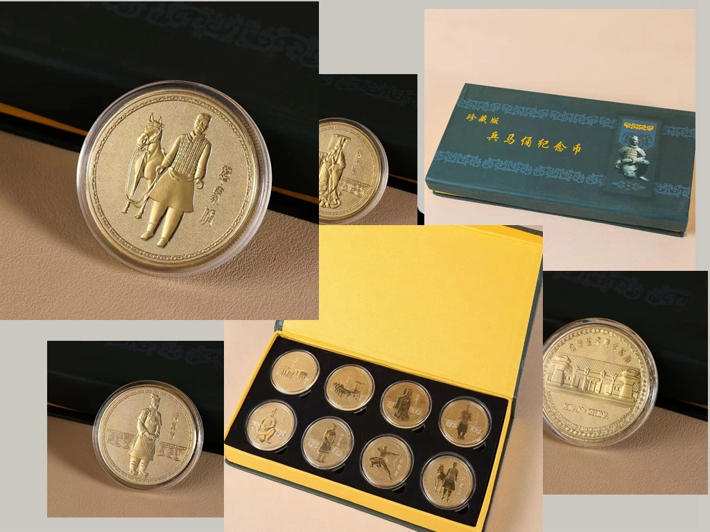 Collection Chinese government-issued silver coin, 8piece, Terracotta Army, Best Collection & Adornment, Free shipping