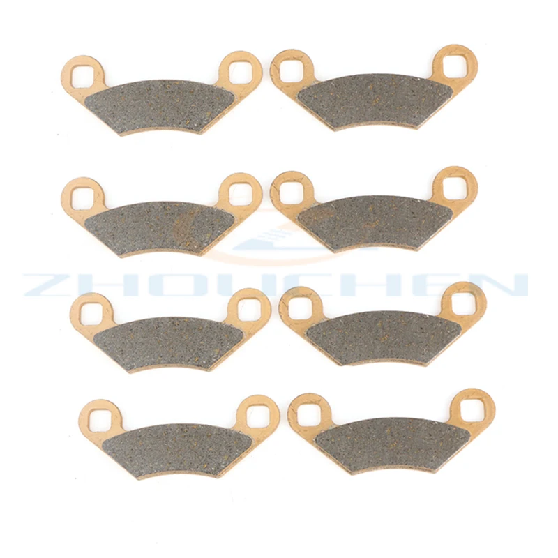 4sets Front & Rear Brake Pads For Polaris 550 850 Sportsman Touring XP EPS 850 1000 Forest & Scrambler 2010 2011 2012 2013